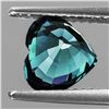 Image 2 : Natural Bluish Green Tourmaline Heart 7.00 Cts  [Flawless-VVS]
