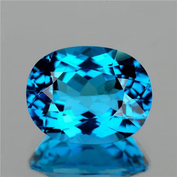 Natural London Blue Topaz [Flawless-VVS]