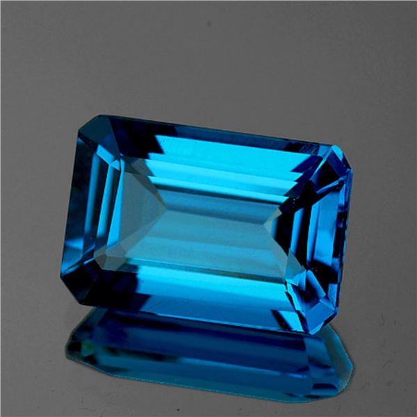 Natural London Blue Topaz [Flawless-VVS]