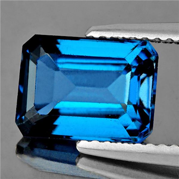 Natural London Blue Topaz [Flawless-VVS]
