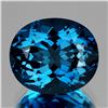 Image 1 : Natural Intense London Blue Topaz  {Flawless-VVS}