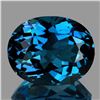Image 1 : Natural Intense London Blue Topaz {Flawless-VVS}