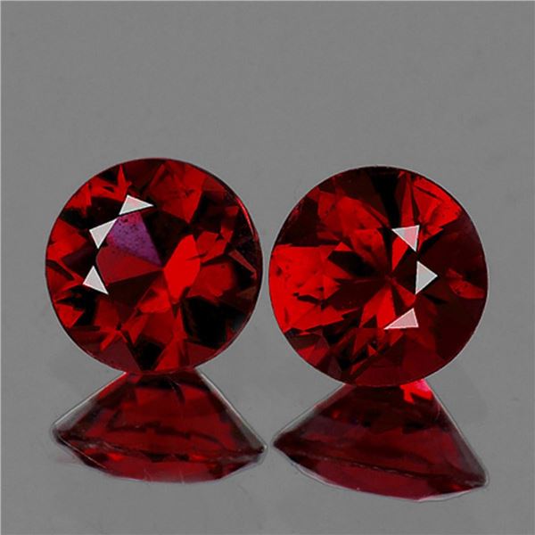 Natural Rare Mahange Red Spinel Pair  [Flawless-VVS]