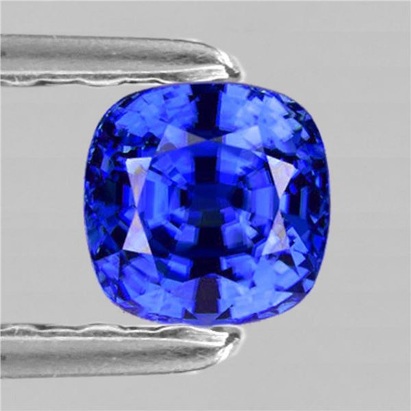 Natural Cushion Blue Sapphire [Flawless-VVS]
