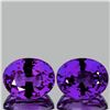 Natural Oval Purple Sapphire Pair(Flawless-VVS)