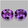 Natural Oval Purple Sapphire Pair(Flawless-VVS)