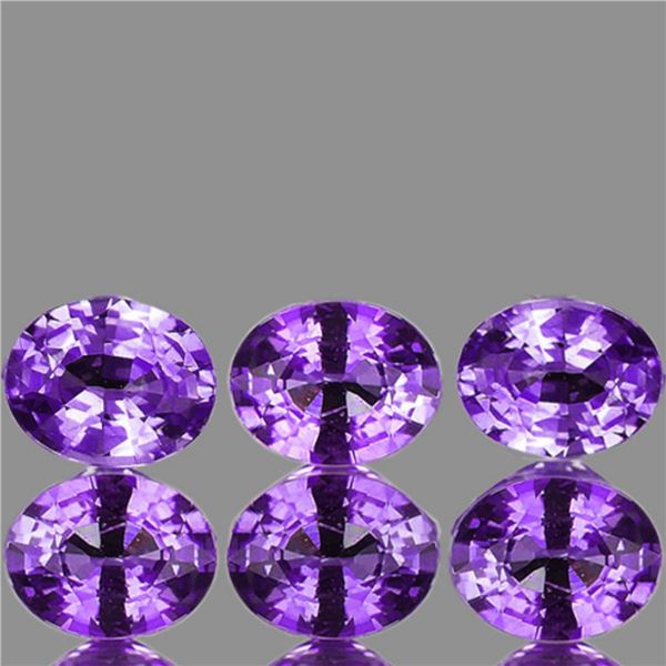 Natural Purple Sapphire 6 Pcs {Flawless-VVS}