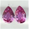 Natural Redish/Pink Sapphire  Pair{Flawless-VVS}