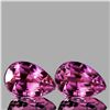 Natural Red Violet Sapphire Pair {Flawless-VVS}