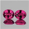 Natural Pinkish/Red Sapphire Pair(Flawless-VVS)