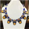 Tibet Natural Stone Tribal Queen Royal Necklace