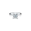 Image 1 : Gold & Lab Princess Diamond 1 Cts Ring - E/VVS