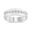 Image 1 : Gold &  Round White Diamond 3.10 Cts Eternity Ring