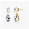 Gold & White Diamond 7.00 Cts Earrings