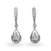 Gold & White  Diamond 4.25 Cts Earrings