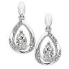Gold & White Diamond 4.25Cts Earrings