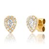 Gold & White Diamond 5.00 Cts Earrings