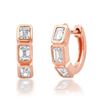 Gold & White Diamond 5.00 Cts Earrings