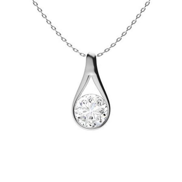 Gold & White Diamonds 2 Cts Necklace - E/VVS