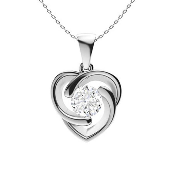 Gold & White Diamonds 2 Cts Necklace - E/VVS