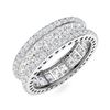 Image 1 : Gold & White Diamond 5.00 Cts Eternity Ring