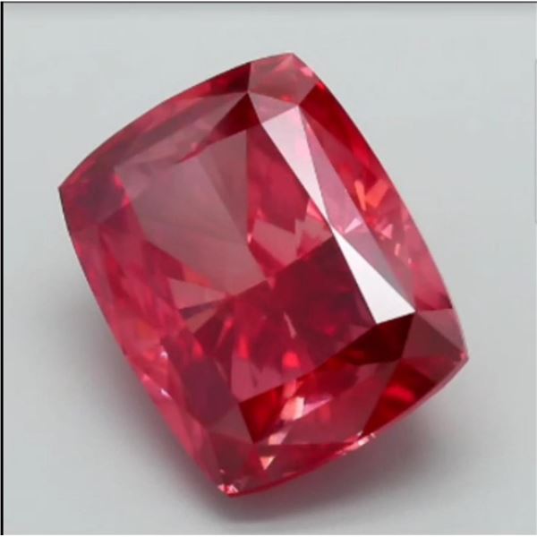 Fancy Vivid Pink Diamond 7.04 Cts - VS - Certified