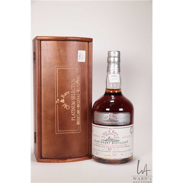 Old & Rare/ Single Malt Scotch/ Platinum Selection/ Bottled in 976/ 299 of 308/ Includes wooden box 