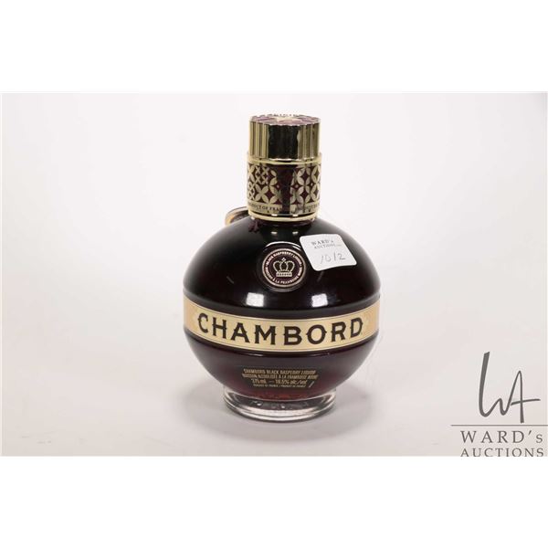 Chambord/ Black Raspberry Liqueur/ 375ml/ 16.5% ABV Note: Alcohol cannot be insured by any courier i