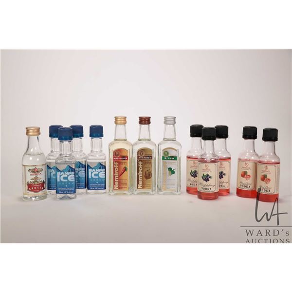 Vodka/ 12 X assorted miniature 50mls/ 30%-40% ABV Note: Alcohol cannot be insured by any courier in 