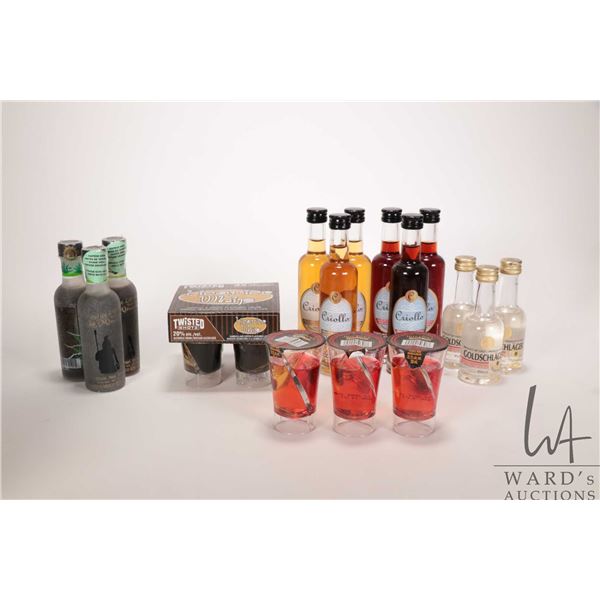 Assorted liqeur miniature bottles/ 19 X 50mls/ 14%-22.5% ABV Note: Alcohol cannot be insured by any 