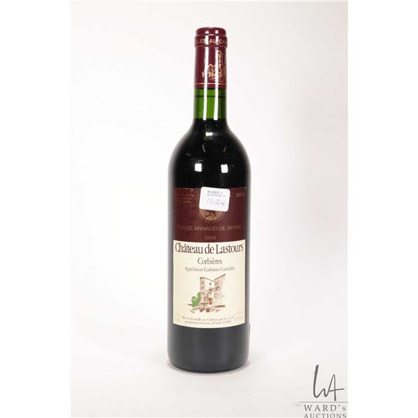 Chateau de Lastours Corbieres/ 1998/ French Wine/ Individually numbered bottles/ 750ml/ 13.3% ABV No