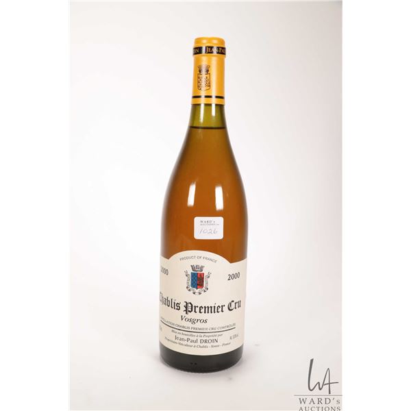 Chablis Premier Cru/ Vintage 2000/ French White Wine/ 750ml/ 12.5% ABV Note: Alcohol cannot be insur