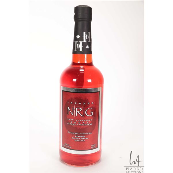 NRG/ Infused Vodka Fruit Flavoured Ginseng/ 750ml/ 16% ABV Note: Alcohol cannot be insured by any co