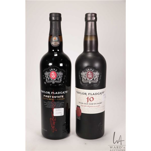 Two bottles of Taylor Fladgate including First Reserve/ Port/ 750ml/ 20% ABV and 10 Year-Old/ Tawny 