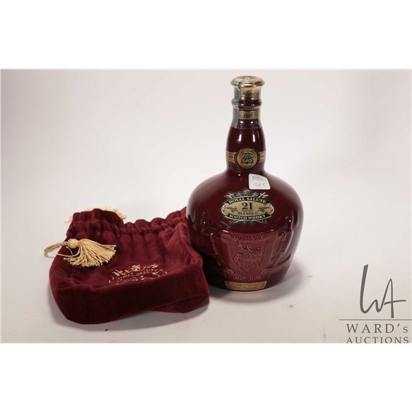 Chivas/ Royal Salute/21 Year Old/ Blended Scotch Whisky/ 1 Ltr. 43% ABV Note: Alcohol cannot be insu