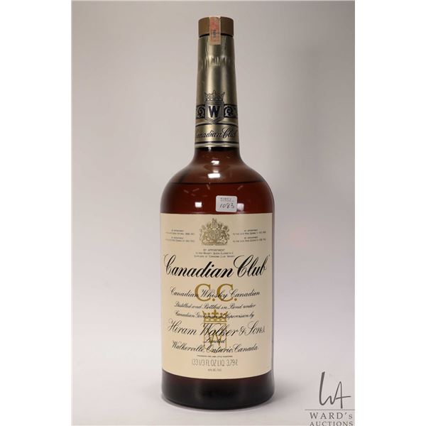 Hiram Walker & Sons/ Canadian Club Whisky/ 3.79 ltr./ 40% ABV/ retains original unbroken ALCB Liquor