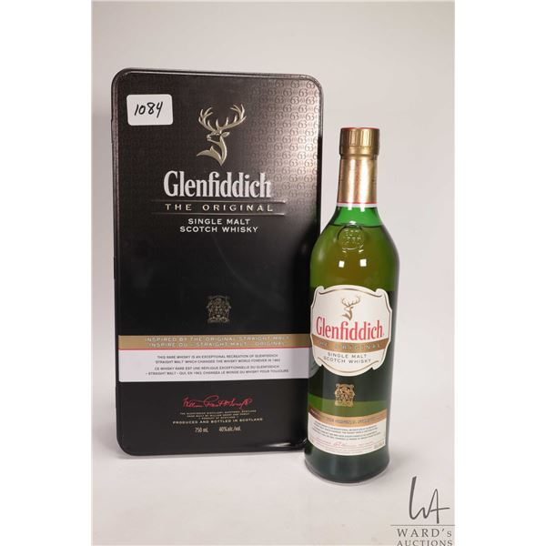 Glenfiddich/ "The Original" Single Malt Scoth Whisky/ 750ml/ 40% ABV, Includes metal presentation ti