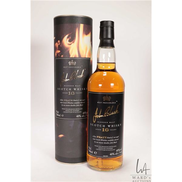 John Black/ Blended Malt Scotch Whisky/ 700ml/ 40% ABV Note: Alcohol cannot be insured by any courie