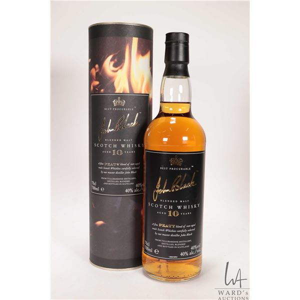 John Black/ Blended Malt Scotch Whisky/ 700ml/ 40% ABV Note: Alcohol cannot be insured by any courie