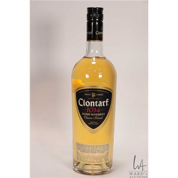 Clontarf/ Historic 1014 Victory/ Classic Blend/ Irish Whisky/ 750ml/ 40% ABV Note: Alcohol cannot be