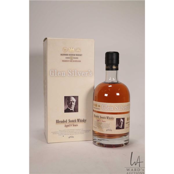 Glen Silver's/ Aged 8 Years/ Blended Scotch Whisky/ 700ml/ 40% ABV Note: Alcohol cannot be insured b