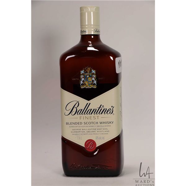 Ballantine's/ Finest Blended Scotch Whisky/ 1.14 ltr / 40% ABV Note: Alcohol cannot be insured by an
