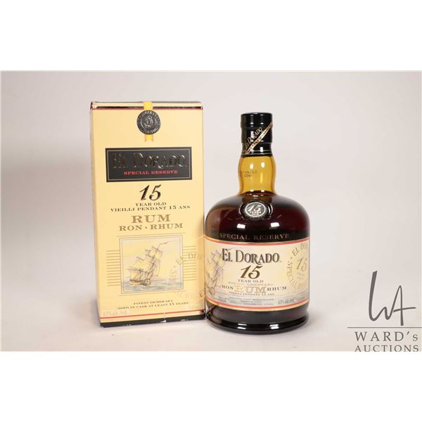 El Dorador/ Special Reserve/ 15 Year-Old/ Rum/ 700ml/ 43% ABV Note: Alcohol cannot be insured by any