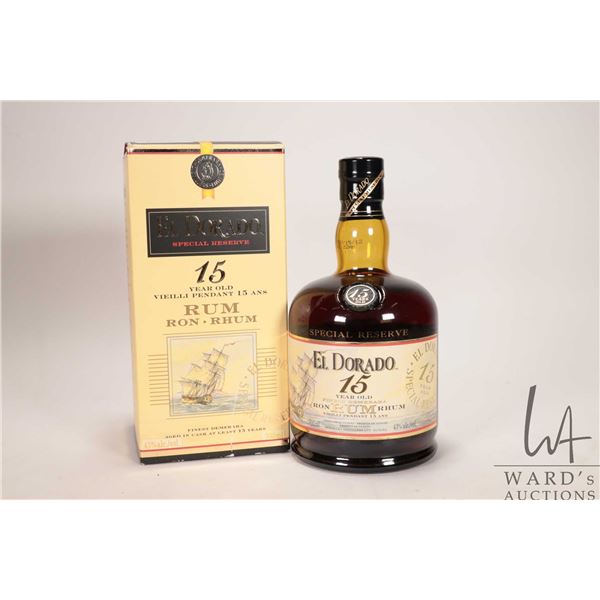 El Dorador/ Special Reserve/ 15 Year-Old/ Rum/ 700ml/ 43% ABV Note: Alcohol cannot be insured by any