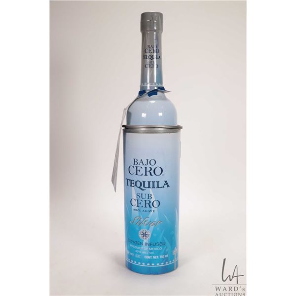 Bajo Cero/ Sub Cero/ Silver/ Oxygen Infused/ Tequila/ 750ml/ 40% ABV Note: Alcohol cannot be insured