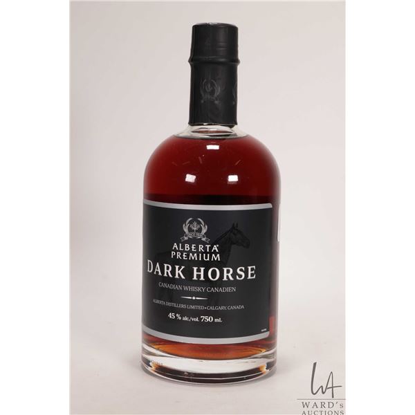Alberta Premium/ Dark Horse/ Canadian Whisky/ 750ml/ 45% ABV Note: Alcohol cannot be insured by any 