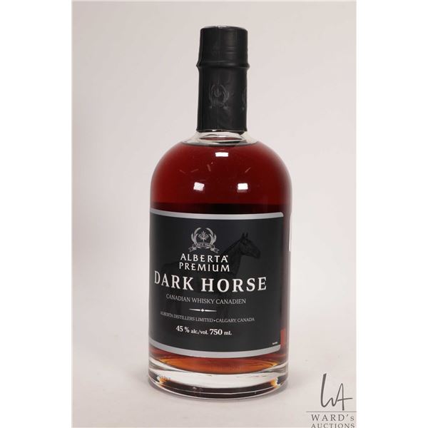 Alberta Premium/ Dark Horse/ Canadian Whisky/ 750ml/ 45% ABV Note: Alcohol cannot be insured by any 