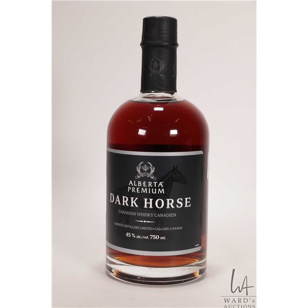 Alberta Premium/ Dark Horse/ Canadian Whisky/ 750ml/ 45% ABV Note: Alcohol cannot be insured by any 