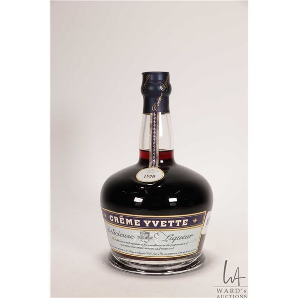 Creme Yvette/ Liqueur/ 750ml/ 27. 75% ABV Note: Alcohol cannot be insured by any courier in Canada. 