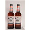 Two bottles of Canadian Club/ Oilers/ Canadian Whisky/ each 750ml/ 40% ABV Note: Alcohol cannot be i